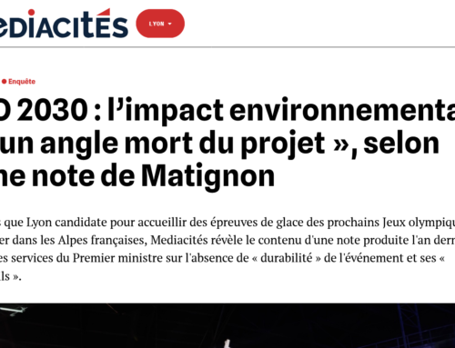 JO 2030 : l’impact environnemental, « un angle mort du projet », selon une note de Matignon (Mediacités)