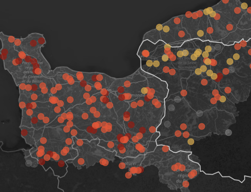 La carte inédite de la pollution chimique des cours d&rsquo;eau en Normandie (Le Poulpe)